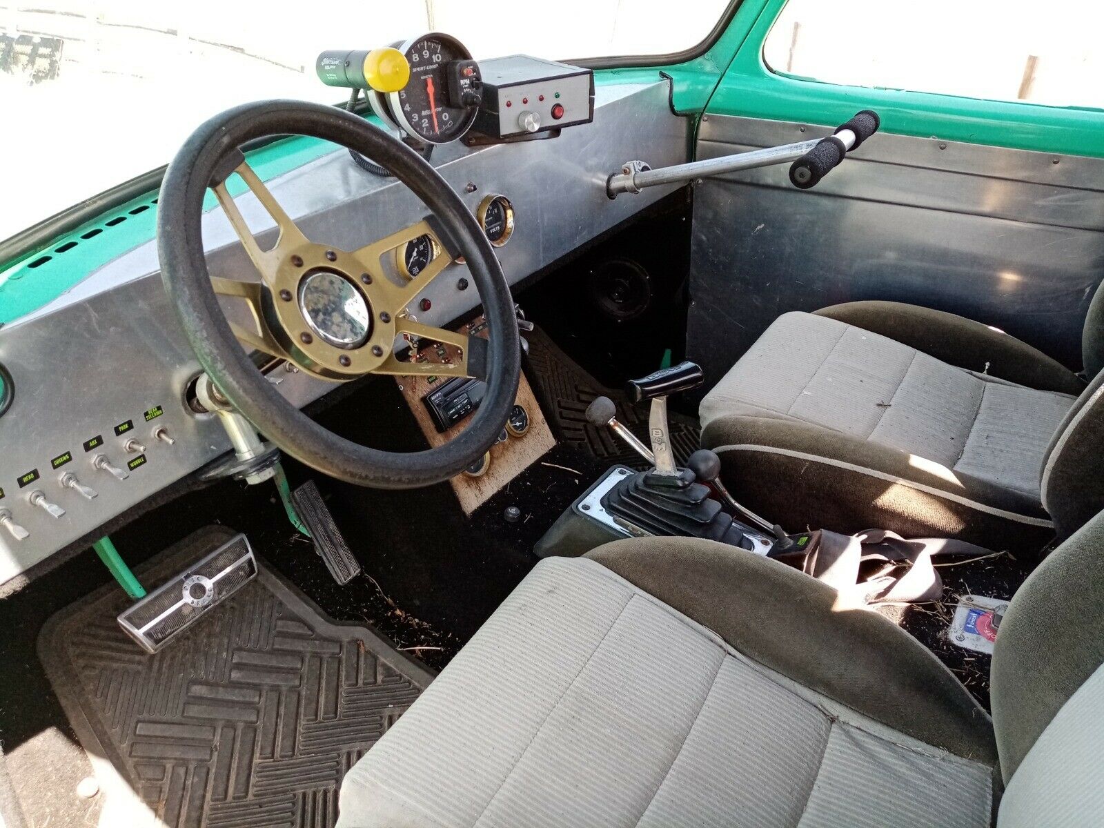 monster truck interior